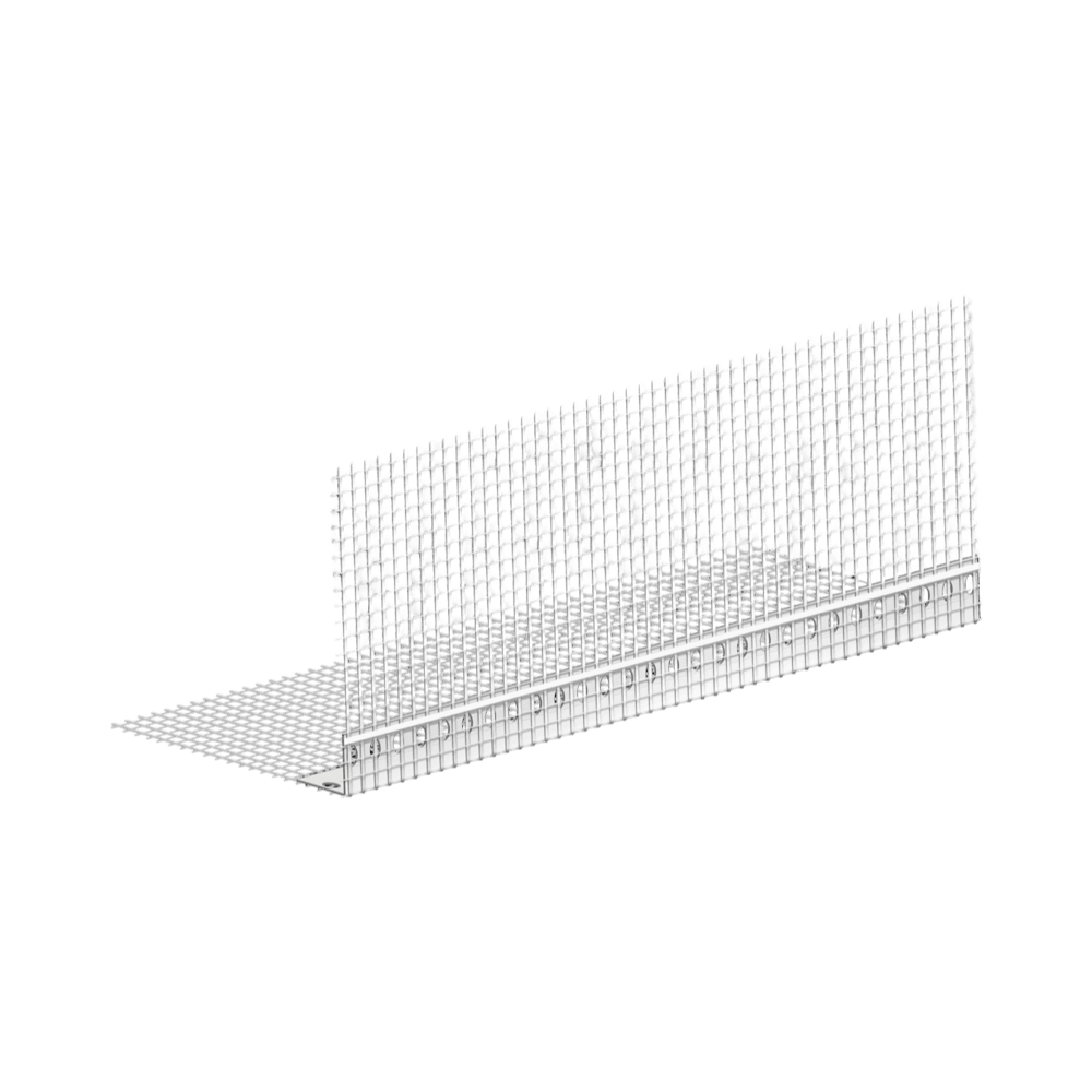Corner bead with mesh PVC 10x10cm 2.5m for External Wall Insulation – pack of 50 lengths Collection
