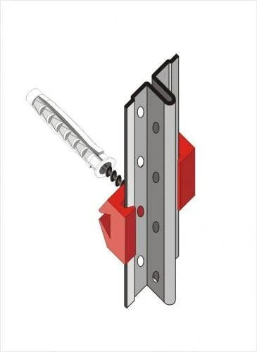 Flatness guide for plaster W10 steel 10mm x 2.5m, pack 50 lengths + 100 pcs brackets - Free delivery