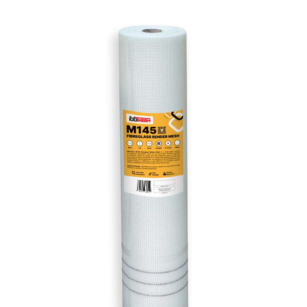 Fibreglass render mesh white IBBTherm M160 1x50m