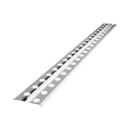 Flatness guide for plaster W10 steel 10mm x 2.5m, pack 50 lengths + 100 pcs brackets - Free delivery