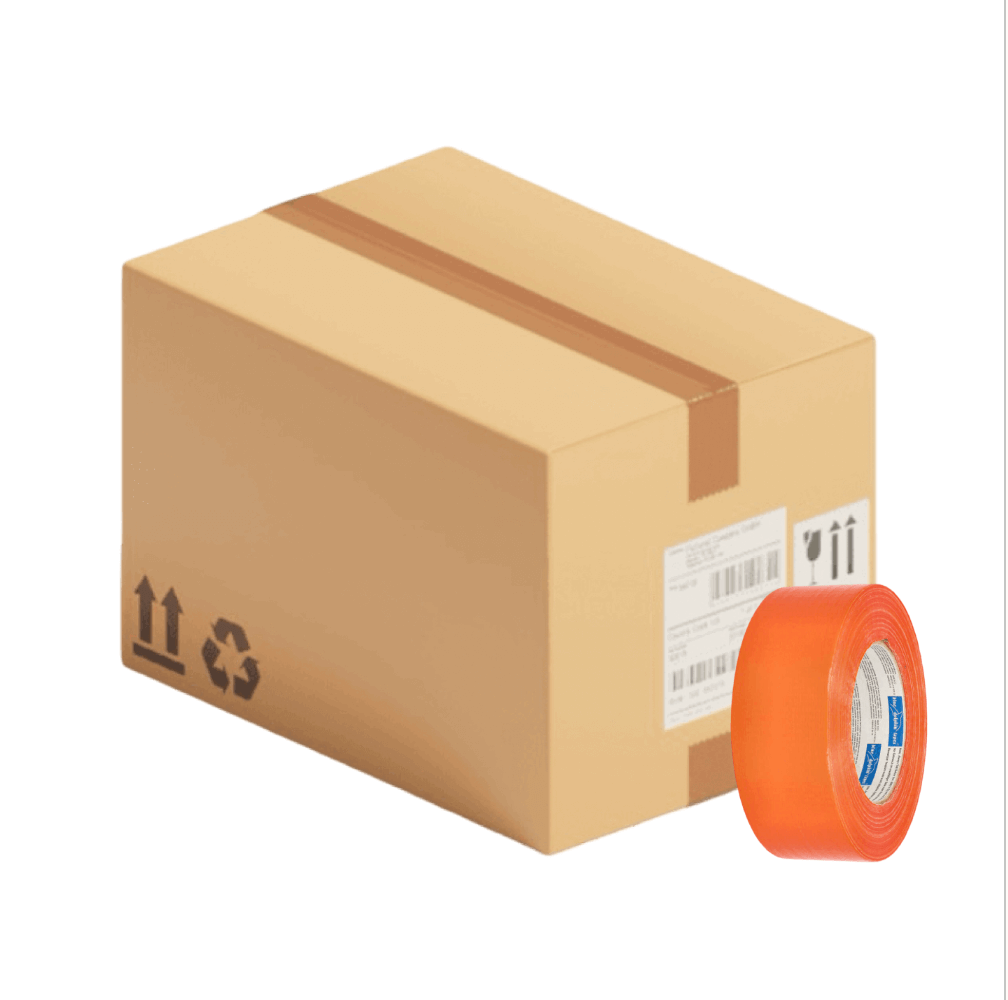 Rough surface exterior render masking tape Blue Dolphin DT-PR(O) orange 48mm 50m - box 24 rolls
