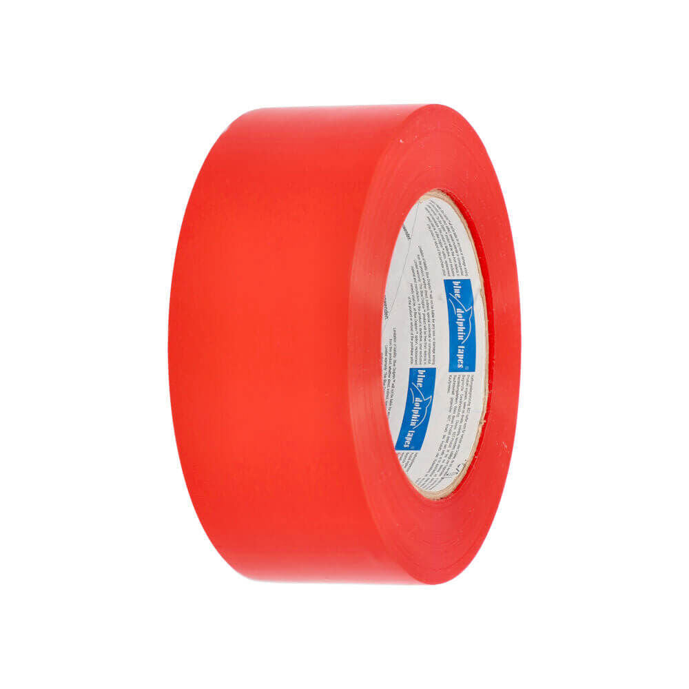 Red masking tape for smooth external surfaces Blue Dolphin MT-PE(R) 48mm 50m