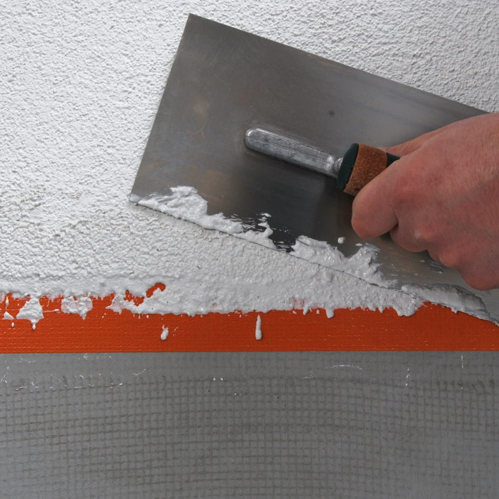 Rough surface exterior render masking tape Blue Dolphin DT-PR(O) orange 48mm 50m - box 24 rolls